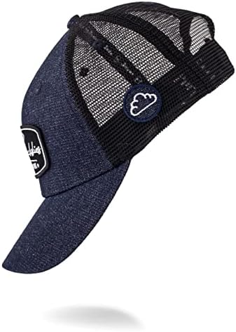 כובע בייסבול של Blackskies Razor | נשים גברים מגן פרמיום סנאפבק משאית כובע כובע כובע כובע שחור אדום לבן